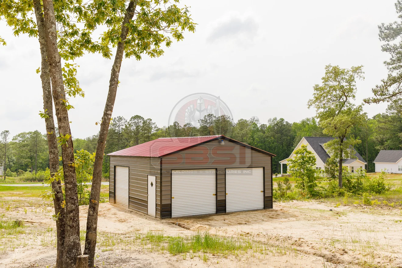 Clay with Merlot roof custom building