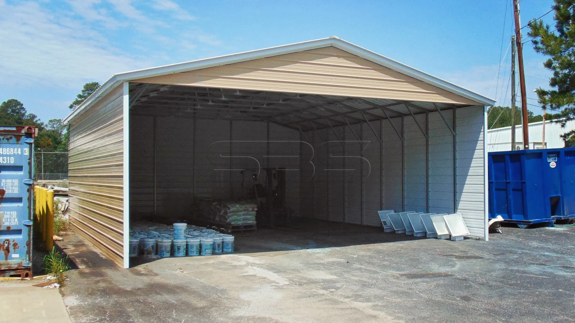 30 x 36 x 12 metal storage shed