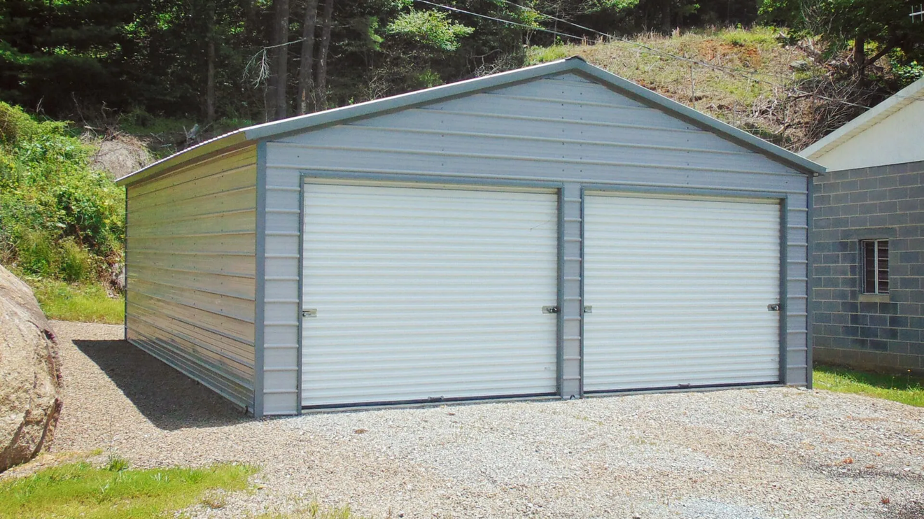 Custom designed double garage